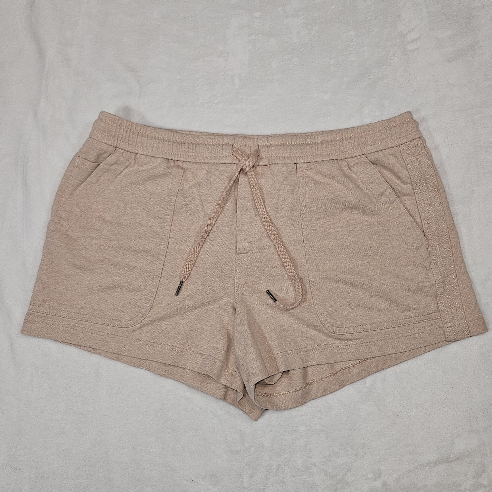 Athleta Womens 16 Far All On Heathered Shorts